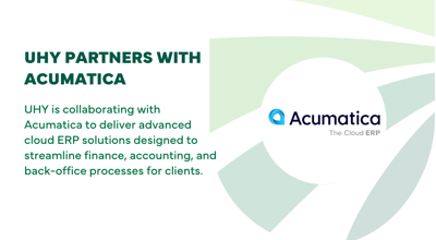 UHY Partners With Acumatica