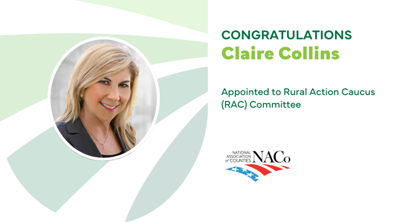 Claire Collins Appointed to Rural Action Caucus (RAC) Committee