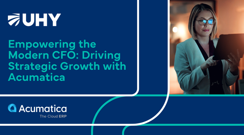 Empowering the Modern CFO: Driving Strategic Growth with Acumatica 