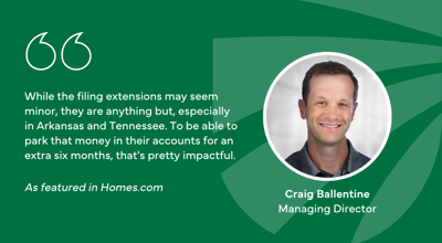 Taxpayers In Southeast Get More Time To File In Disasters' Aftermath