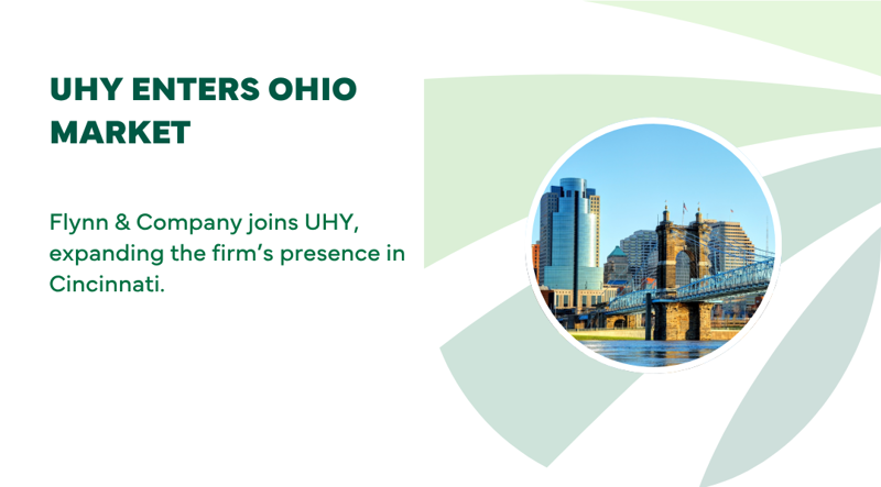 UHY Enters Ohio Market with the Addition of Cincinnati’s Flynn & Company